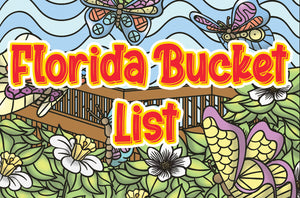 Florida Bucket List Printable Coloring Book - 33 Pages
