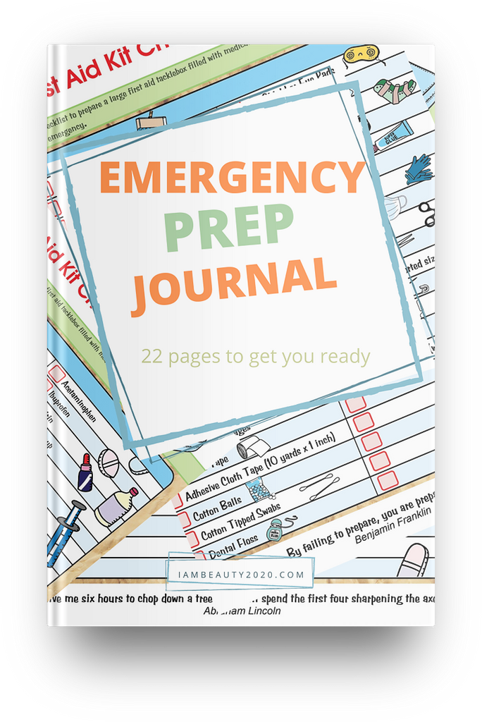 Colorful Emergency Prep Journal - I Am Beauty Watch Me Soar! Skincare beauty and wellness planner