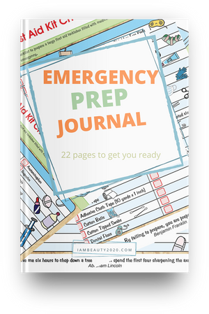 Colorful Emergency Prep Journal - I Am Beauty Watch Me Soar! Skincare beauty and wellness planner