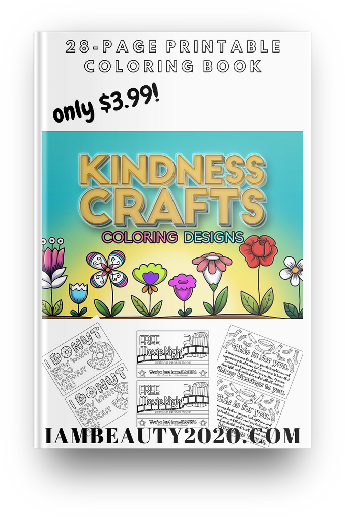 Random Acts of Kindness (RAOK) Kindness Crafts Coloring Package