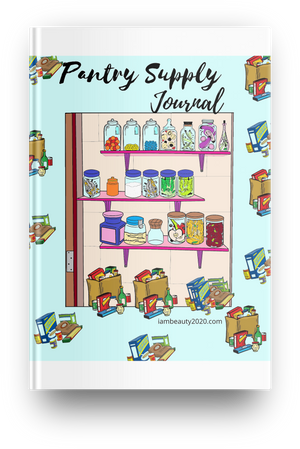 Pantry Supply Planner Journal - Printable PDF Coloring Book