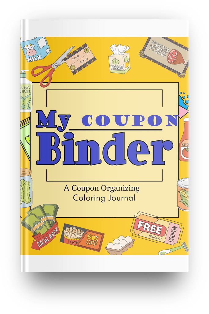 My Coupon Binder 50-page Printable Coupon Organizer Coloring Book
