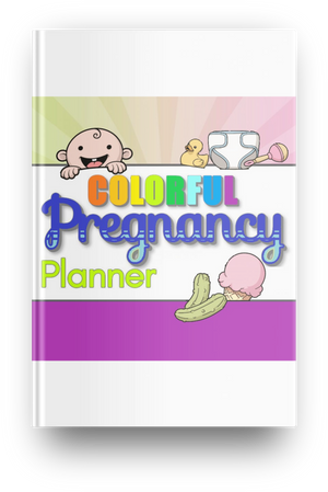 Colorful Journal for Mommy To Be - Prenatal Pregnancy Planner Journal PDF Printable