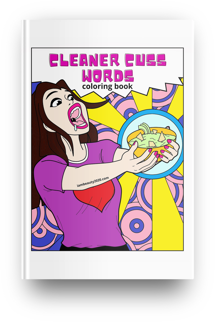Cleaner Cuss Words 30-Page Printable Coloring Book PDF