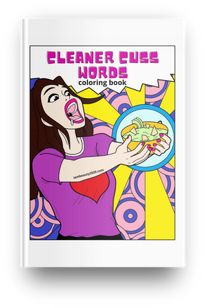 Cleaner Cuss Words 30-Page Printable Coloring Book PDF