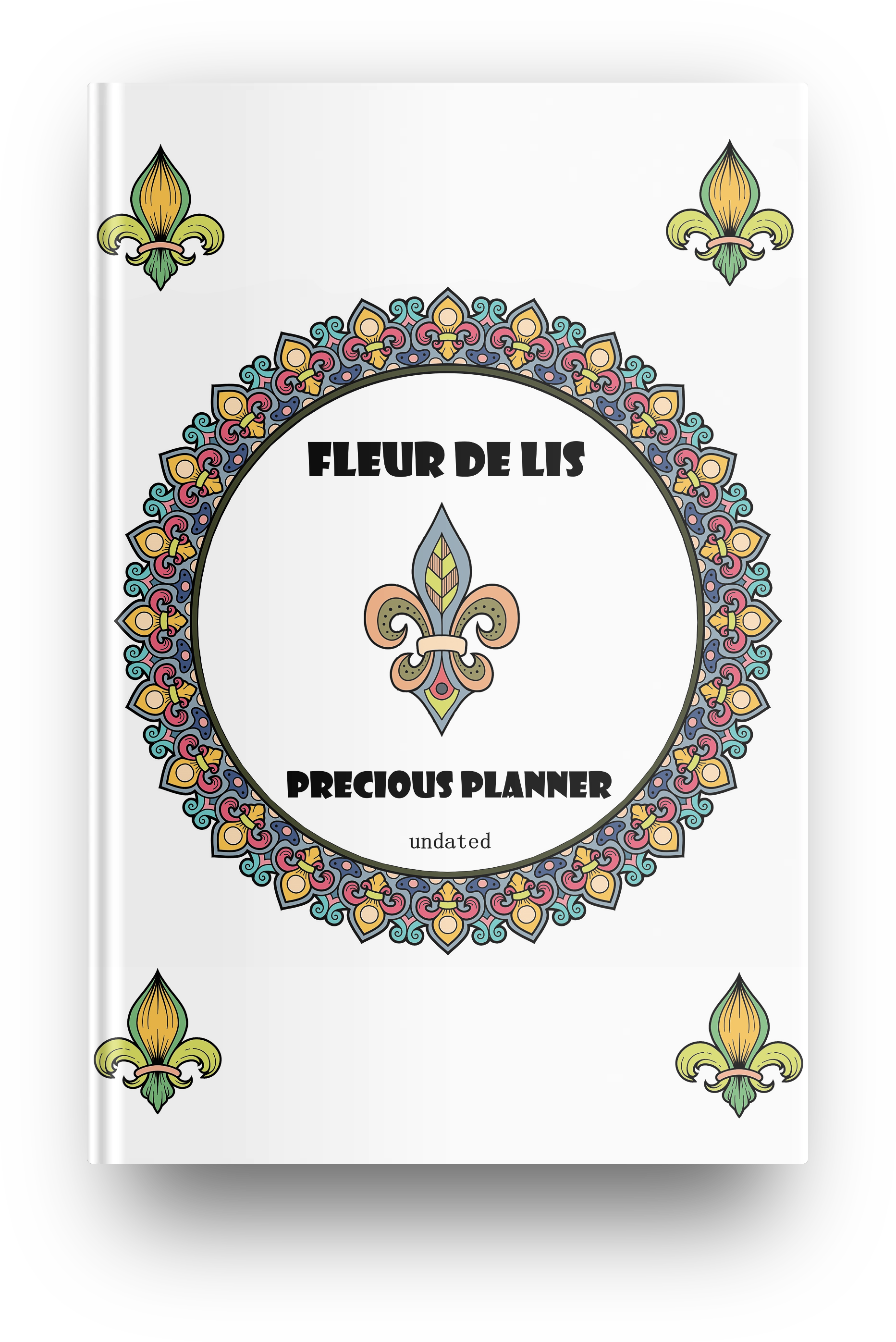 Fleur De Lis Precious Planner - Fleur De Lis-Themed Printable and Digital Undated Planner