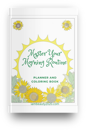 Master Your Morning Routine Planner Coloring Journal PDF Digital and Printable